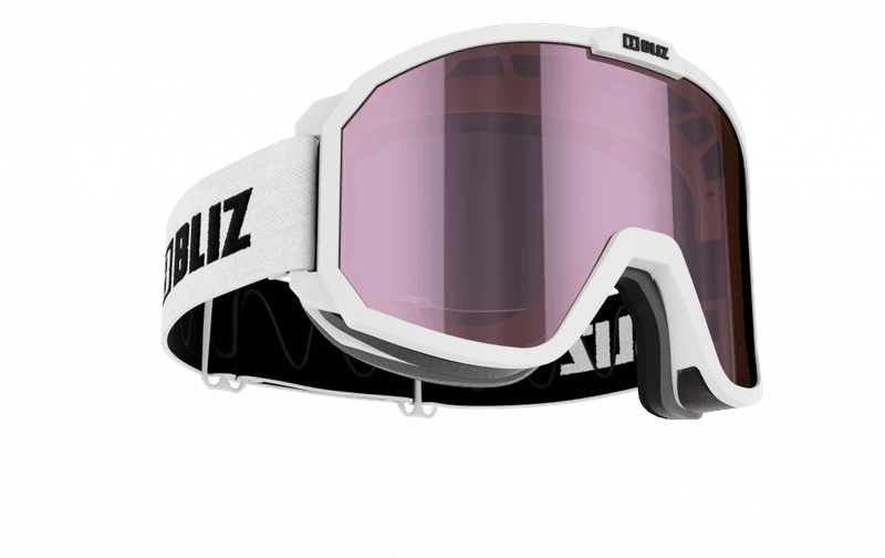 Bliz Rave Matt White M/L Brown w Pink Multi