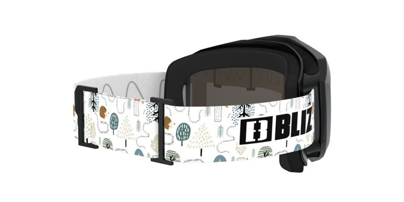 Liner Jr Farge : Black - White Logo, Brown/Silver Mirror