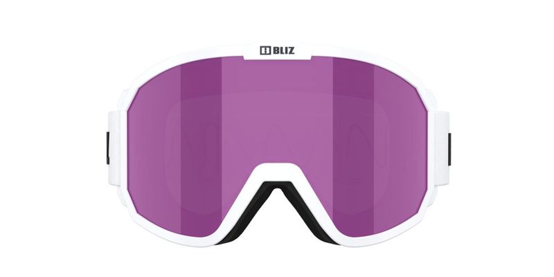 Bliz Rave JR Farge : Matt hvit med svart logo, Brown Pink