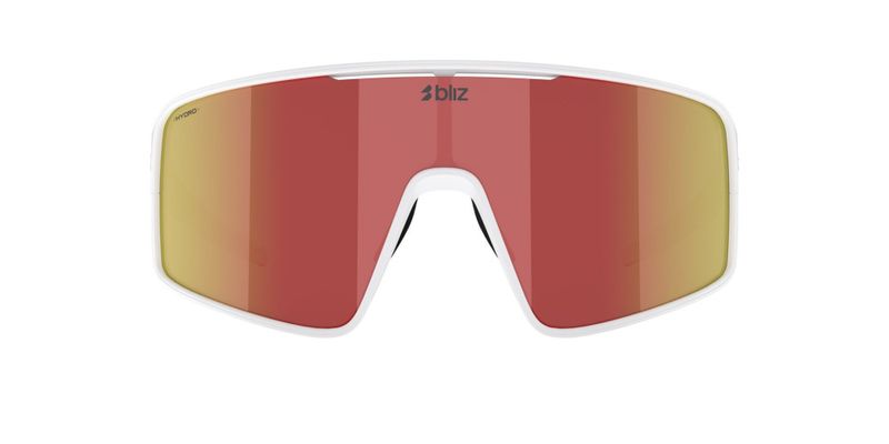Bliz P001 Innfatningsfarge: Matte White Linsefarge: Brown/Red Mirror