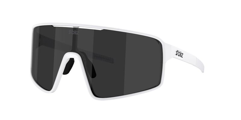 Bliz P001 Matte White Linsefarge: Smoke