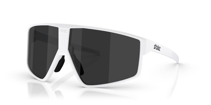 Bliz P002 Matte White Linsefarge: Smoke