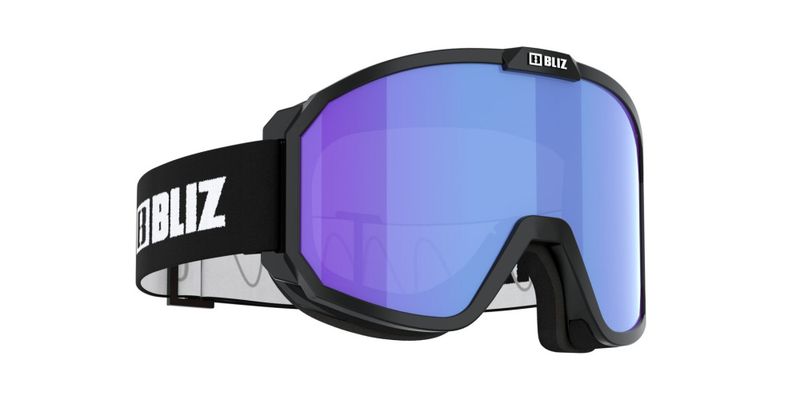 Bliz Rave Linsefarge: Light Orange/Blue, Innf.: Black-White Logo