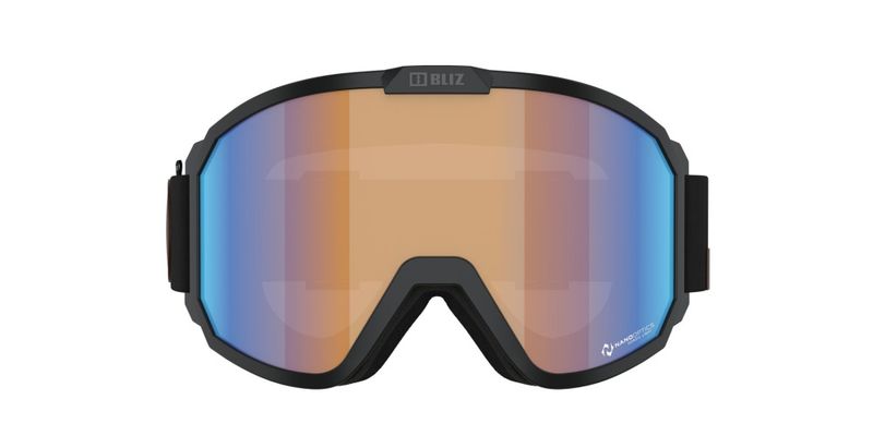 Bliz Rave Linsefarge: Orange/Blue, Innf.: Black - White Logo