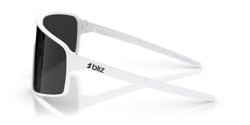 Bliz P001 Matte White Linsefarge: Smoke