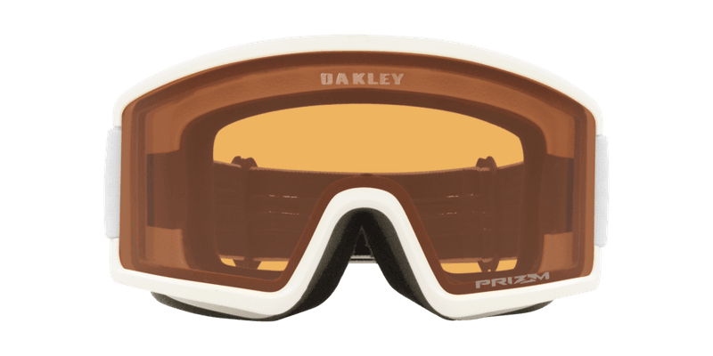 Oakley Target Line M Prizm Snow Persimmon, Matte White Strop 