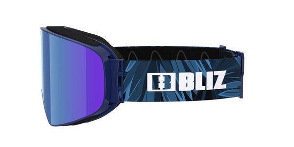 Bliz Flow, Linsefarge: Brown Blue, Innfatningsfarge: Matte Blue